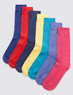 7 Pair Pack Assorted Socks
